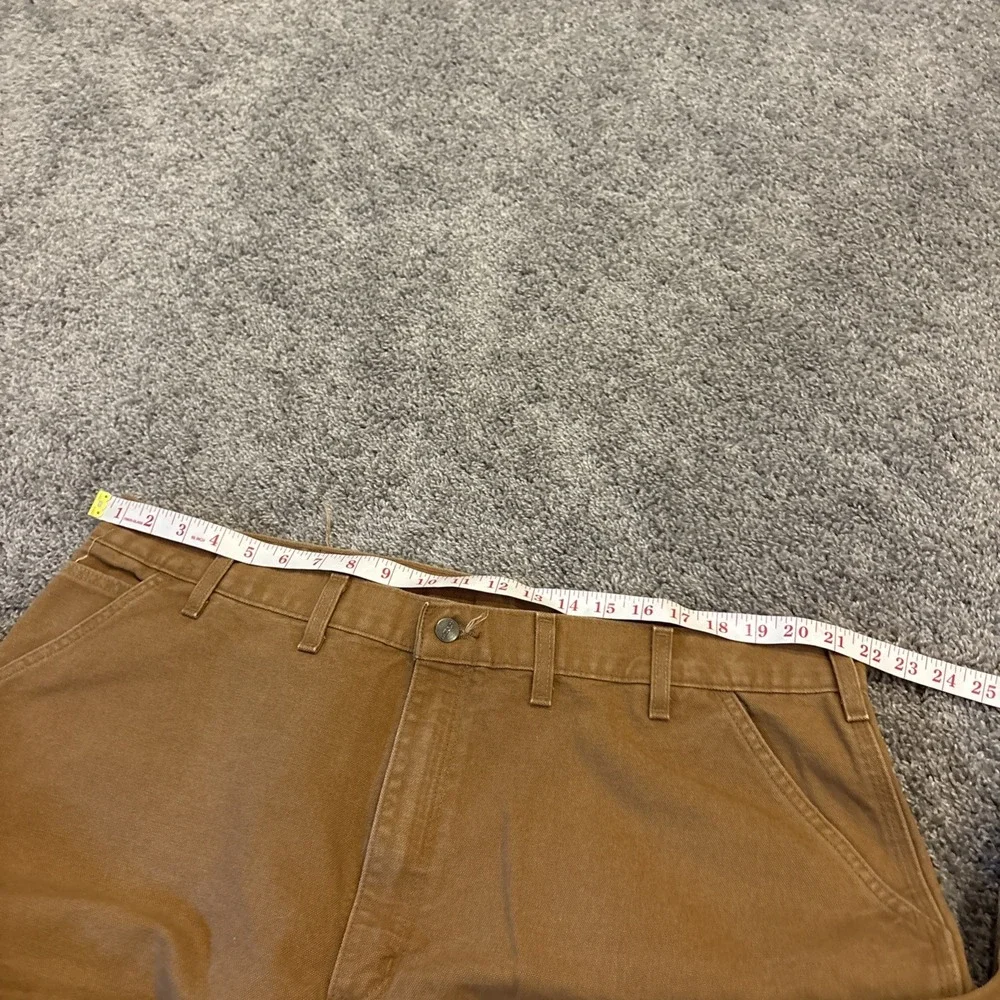 Carhartt B11 Carpenter Pants Duck Dungaree Loose Fit Pants Brown Tan 44x30